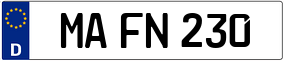 Truck License Plate
